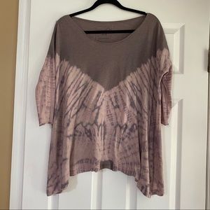 Free people tie dye top